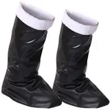 Dunkle Stiefel für Mädchen Stiefel Weihnachtsmann Kostüm Show Weihnachten Schuhe Größe 47 Mädchen Stiefel, Schwarz , Einheitsgröße