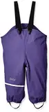 CareTec Unisex Kinder Rain Overall - Pu W. Fleece Regenhose, Purple (633), 74 EU