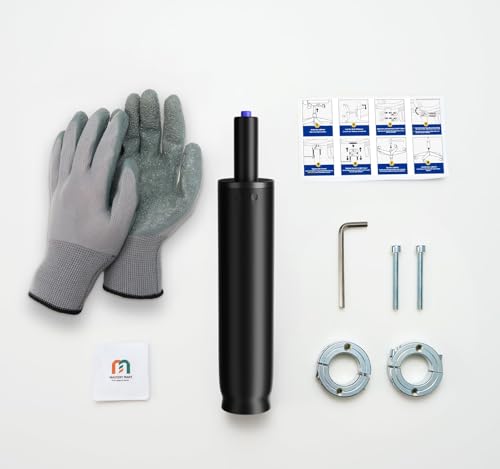 Mastery Mart Gasdruckfeder Bürostuhl Entferner, mit 246mm - 346mm Gasdruckfeder, Handschuhe, Zylinderentfernungswerkzeug, Zylinderklemmwellen(28mm), Lange Schrauben, L-Schraubenschlüssel
