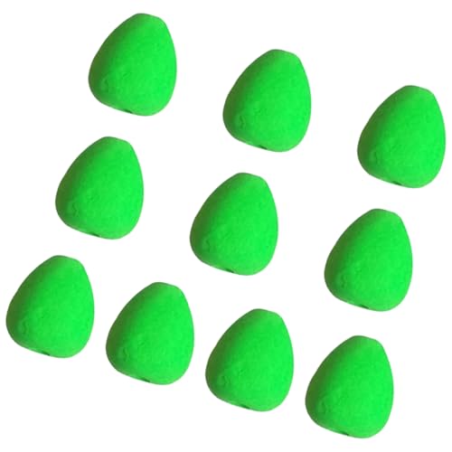 Zktfyshk Angelzubehör, Schaumstoff-Schwimmer, oval, Indikatoren, Angelposen für Forelle, Pompano