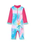 Playshoes UV-Schutz Einteiler Unisex Kinder Badeanzug Schwimmanzug Badebekleidung, Meerjungfrau Langarm, 86/92