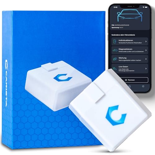 Carista OBD - Bluetooth Adapter: Diagnose, Anpassung, Wartung, Live-Daten