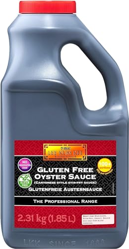 Lee Kum Kee Austernsauce – Glutenfrei – Würzsauce mit Austerngeschmack – 1 x 1,85 l