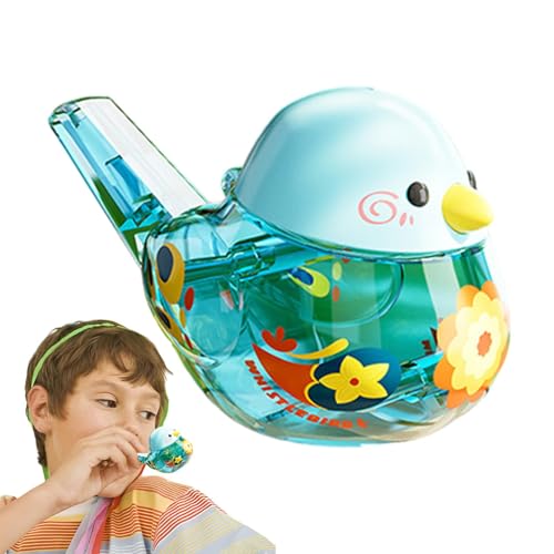 Vogelpfeife, Vogelwasserpfeife, Cartoon-Geräuschmacher, Musikinstrument, tragbare Pfeife, pädagogisches Musikspielzeug für Kinder, Schulpreise