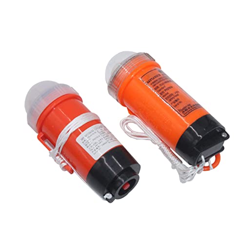 2 Stück LED Life Jacke t Emergenc y Light Ocean Signal Rescue Light, Emergenc y Strobe Light Emergenc y Signal Marine Position Indikator, für Camping, Wandern und Überleben im Freien