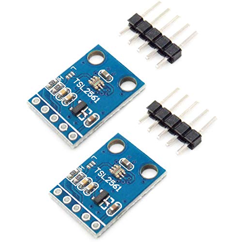 Hailege 2pcs TSL2561 Licht Leuchtkraft Sensor Infrarotlicht Helligkeit Sensor Leuchtdichte Sensor