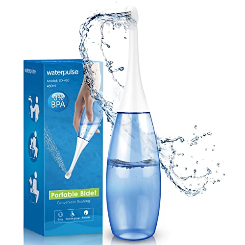 Po Dusche für die postpartale Dammpflege,Tragbares Reisebidet Sprayer für Persönliche Hygiene Handbidet Flasche 450ml Portable Bidet-Travel Bidet