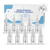 10 Stück Microneedling Nadeln 24 Pins Ersatz Dermapen Nadeln Microneedling Nadelpatronen Universal Micro Needling Nadeln mit Gewinde Port für Elektrischer Microneedling Pen EN99-10-24P