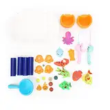 XIASABA Fishing Bad Spielzeug magnetisches Wasser Spiel Perfektes Lernspiel Fischplatz für Kinder