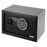 Workzone Tresor für Zuhause - Elektronischer Safe Digital Wandtresor Größe: 31x20x20 cm LED-Anzeige Doppelbolzenverriegelung Hotelsafe Möbeltresor - schwarz