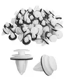 Flaconi 50Pcs Auto Befestigungsclips,Auto Verkleidung Clips,Karosserie Clips,Universal Türverkleidung Klammern Stoßstangen Zierleisten Plastikklips,Kunststoff Autoclip Set,Meisten Autoteile