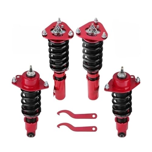 ATATKRT Gewindefahrwerk Suspension Stoßdämpfer kit Kompatibel for Toyota Celica 2000-2006 Einstellbare Höhe Schock Streben Suspension Stoßdämpfer