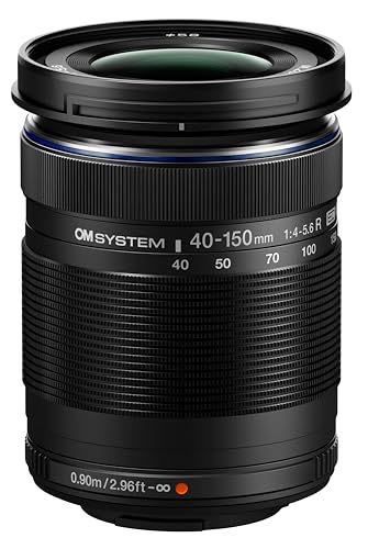 OM SYSTEM M.ZUIKO DIGITAL ED 40-150mm 1:4.0-5.6 R/EZ-M4015 R Black
