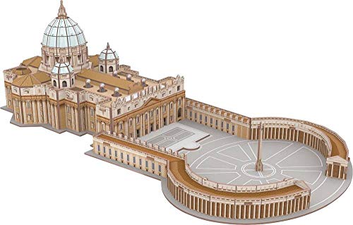 Revell 3D Puzzle 00208 I San Pietro in Vaticano I 68 Teile I 2 Stunden Bauspaß für Kinder und Erwachsene I ab 10 Jahren I Roms Wahrzeichen selber zusammenbauen