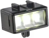 Somikon Unterwasserlampe: Unterwasser-LED-Licht für Action-Cams, 360 lm, 3 W, 900 mAh-Akku, IPX8 (akkubetriebene Videoleuchte, Tauch-Videoleuchte, wasserdichte Kamera)