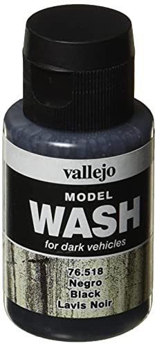 Vallejo Model Color Waschfarben, 35 ml, Schwarz