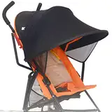 BAYINBROOK Universal Sonnenschirm, Sonnenverdeck, Sonnenschutz Markise Sonnensegel, Schatten Baldachin für Kinderwagen und Buggy (Basic)