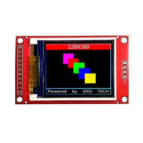 DSD TECH 1,8-Zoll TFT LCD Display Modul mit SPI-Schnittstelle für Arduino und MCU