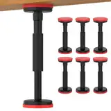 Teleskop Stützstange Teleskopstangen Stützsystem Teleskopstütze,Verstellbares Stützsystem Unterstützt bis zu 200 kg 18-45 cm für Schrank Sofa Waschbecken (2 Stück)