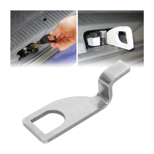 JNNJ Heckklappenaufsteller, Auto Heckklappen Aufsteller Für Frischluft, Edelstahl Auto Heckklappen-Abstandshalter Passend Für T5 T6, Frischluftschloss-Haken-Halterung