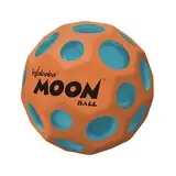 Waboba Martian Moon - Super High Bouncing Ball - Neon Coloured Indoor and Outdoor Ball Ages - Make Pop Sounds - Easy to Grip, Orange - (65mm)