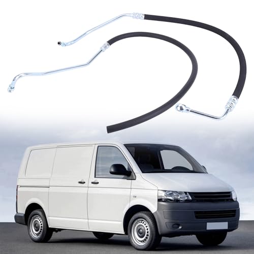 Servolenkung Lenkungsschlauch für Multivan Van Transporter V T5 2.5 TDI 2003-2009 Servoschlauch Hydraulikschlauch Lenkung Servoleitung Rücklaufschlauch 7H1422893Q 7H1422891R 7H1422891P