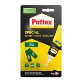 Pattex Spezialkleber Textil, wasch- und bügelbeständiger Textilkleber, Stoffkleber für Baumwolle, Leder, Jeans und mehr*, schnell trocknender Kleber, 20g