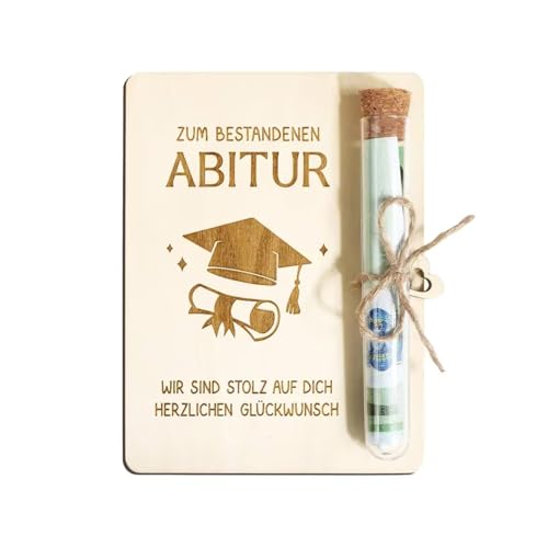 1 Kit Bestandene Prüfung Geschenk,Zum Abitur 2025 Geschenke,Abi Geldgeschenk Jungen Abschluss Geldgeschenke Bestandenen Schulabschluss Verpackung,Abiturgeschenk Glücksbringer für Gymnasium