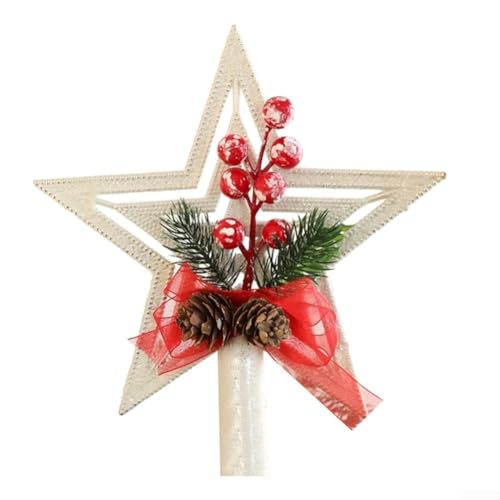 Dreidimensionaler dekorativer Stern-Anhänger für Weihnachtsbäume und Festräume (B)
