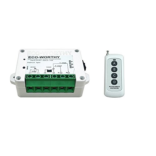 ECO-WORTHY DC12 / 24V Wireless-Positive Inversion Remote-Motorsteuerung für Linear Actuator