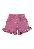 Sterntaler Badeshorts Blumen - Badehose Mädchen mit Volants - Schwimmhose Mädchen mit Kordel und UV Schutz 50+ - Badeshorts Kinder - purpur, 116