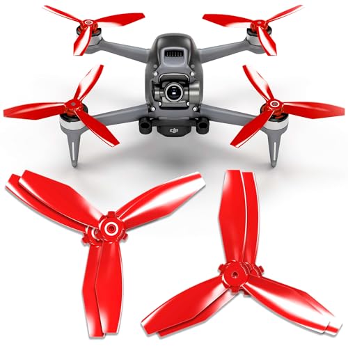Master Airscrew Ludicrous Propeller kompatibel mit DJI FPV - Rot, 4 Stück