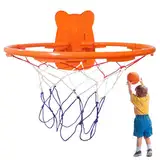 Basketballrand, 30 cm/11,8 Zoll PP verdickten stabile Kleinkind-Basketball-Hoop mit Silikonsaugnet Cup, poliert abgerundet