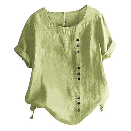 Generisch Vintage Bluse Damen Modisches Damen-Oberteil Aus Baumwoll-Leinen Mit V-Ausschnitt Und Blumenmuster Langarm Frühlings-Und-Sommerkleidung Weiße Bluse Mit Blumen