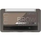 Catrice Brow Powder Set Waterproof, Augenbrauen, Nr. 010 Ash Blond, mehrfarbig, 2 Braun-Töne, langanhaltend, sofortiges Ergebnis, matt, vegan, wasserfest, Mikroplastik Partikel frei (4g)