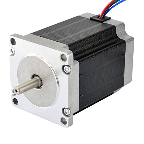 STEPPERONLINE Nema 23 Schrittmotor 1.8deg 1.9Nm 2.8A 57x76mm Stepper Motor 4 Drähte für 3D Drucker, CNC Fräse