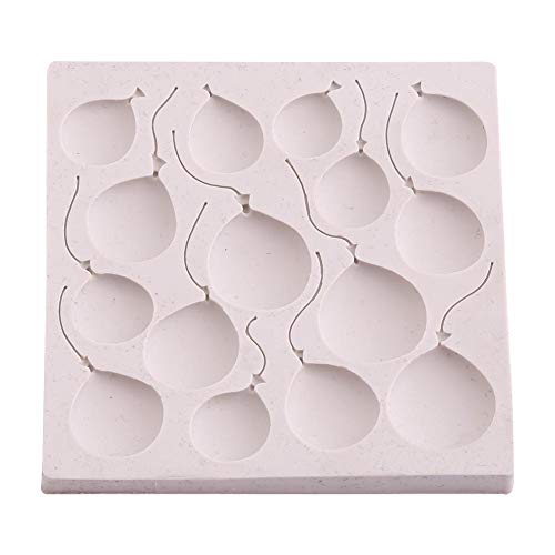 3D Silikon Fondantkuchenform, Schokolade Süßigkeiten Fondant Form, Kreative 3D Silikon Luftballons Fondant Kuchenform Schokolade Sugarcraft Form Dekorations DIY Werkzeug für Tortedeko(Hellgrau)
