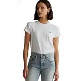 Ralph Lauren T-Shirt aus Baumwolle für Damen, weiß, Small