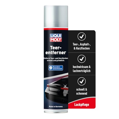 LIQUI MOLY Teerentferner, Art.-Nr. 1600 I 400 ml Harzentferner Autolack I Hochwirksam & lackschonend I Für Teer-, Asphalt-, Harz- & Farbflecken I Baumharzentferner für Auto, Motorrad, Werkzeug etc.