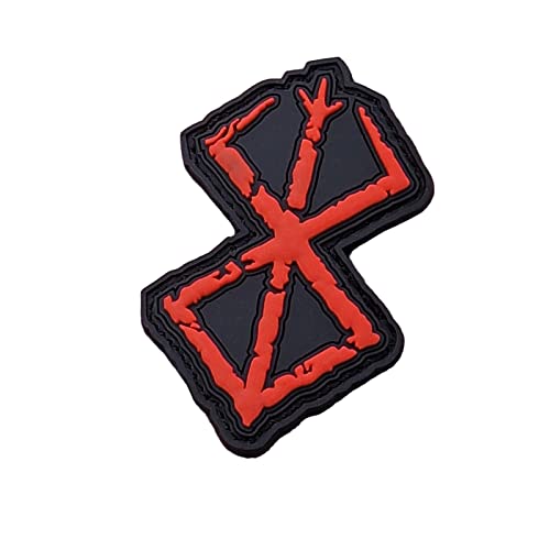 Red Berserk Brand of Sacrifice Anime Manga PVC Patch