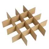 TOPBATHY 1Satz Karton Trennwände Für Umzugskartons Kartonstichteiler Für Gläser Teller Geschirr Schützende Verpackungslösungen