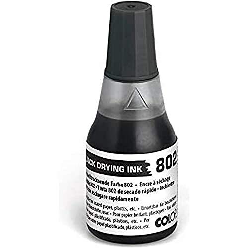 COLOP schnelltrocknende Stempelfarbe 802 schwarz 25ml