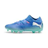 PUMA Unisex Future 7 Match FG/AG Soccer Shoe, Bluemazing White-Electric Peppermint, 42.5 EU