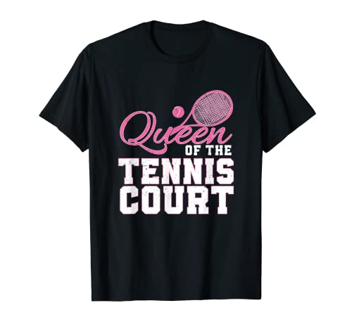 Tennis Queen Lustiger Schläger, Sport für einen Humor-Liebhaber T-Shirt