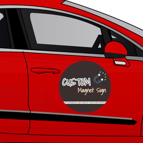 Personalisierte Auto-Magnetschilder, Autoschilder mit wunschtext, Individuelle Magnet-Autoaufkleber, Magnetschild auto für jeden Autotyp, Unternehmen, den persönlichen Gebrauch und als Werbeschild