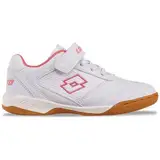 Lotto Unisex Kinder Whizzer Sneaker, White Fr Pink, 33 EU