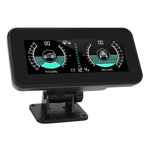 Pyhodi Auto-Neigungsmesser, Digitaler GPS-HUD-Neigungswinkel-Neigungsmesser, Auto-Neigungsmesser, Universeller Intelligenter Neigungsmesser, Hochauflösender Neigungsmesser für Offroad-SUV-Fahrzeuge