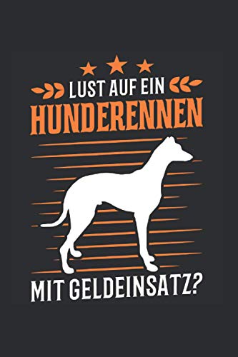 Windhund Notizbuch: Windhund Hunderennen Barsoi Saluki Whippet / 6x9 Zoll / 120 linierte Seiten Seiten