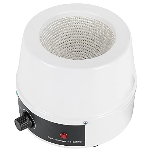 Elektrischer Heizmantel 500 Ml/1000 Ml Thermoelement Magnetische Rühren Mischmischmischtemperaturtemperaturregel für Flüssige Heizung Universität Laboratorien (500ML EU -Stecker