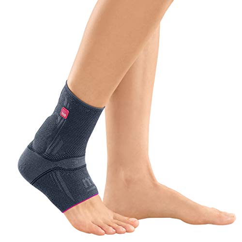 medi Achimed - Achillessehnenbandage unisex | silber | Größe III | Bandage zur Entlastung der Achillessehne | Beidseitig tragbar